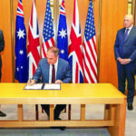 توقع الولايات المتحدة وأستراليا والمملكة المتحدة اتفاقية رئيسية في تحالف نووي فرعي