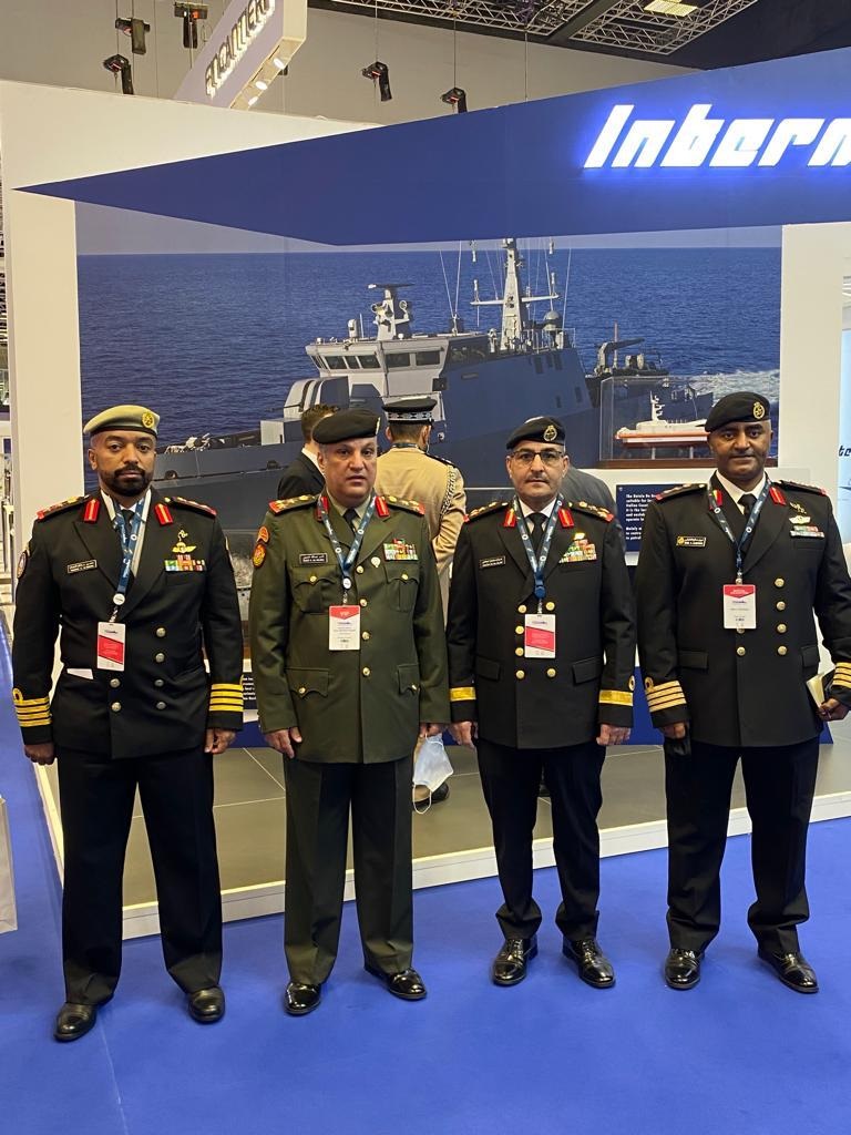 وفد وزارة الدفاع الكويتية المشارك في معرض ومؤتمر الدوحة الدولي للدفاع البحري (ديمدكس 2022)