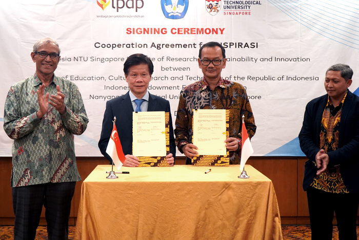 المديرية العامة للتعليم العالي والبحث والتكنولوجيا MOECRT إندونيسيا و NTU سنغافورة لإنشاء معهد أبحاث مشترك يهدف إلى مواجهة تحديات الاستدامة
